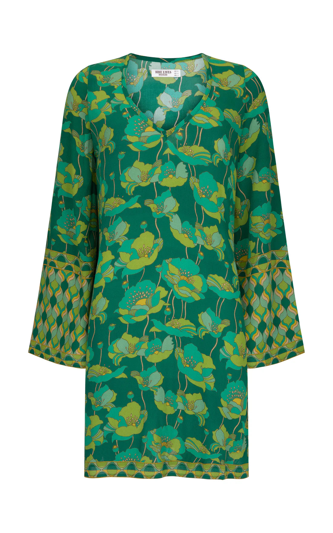 Mazzy Evergreen Mini Dress