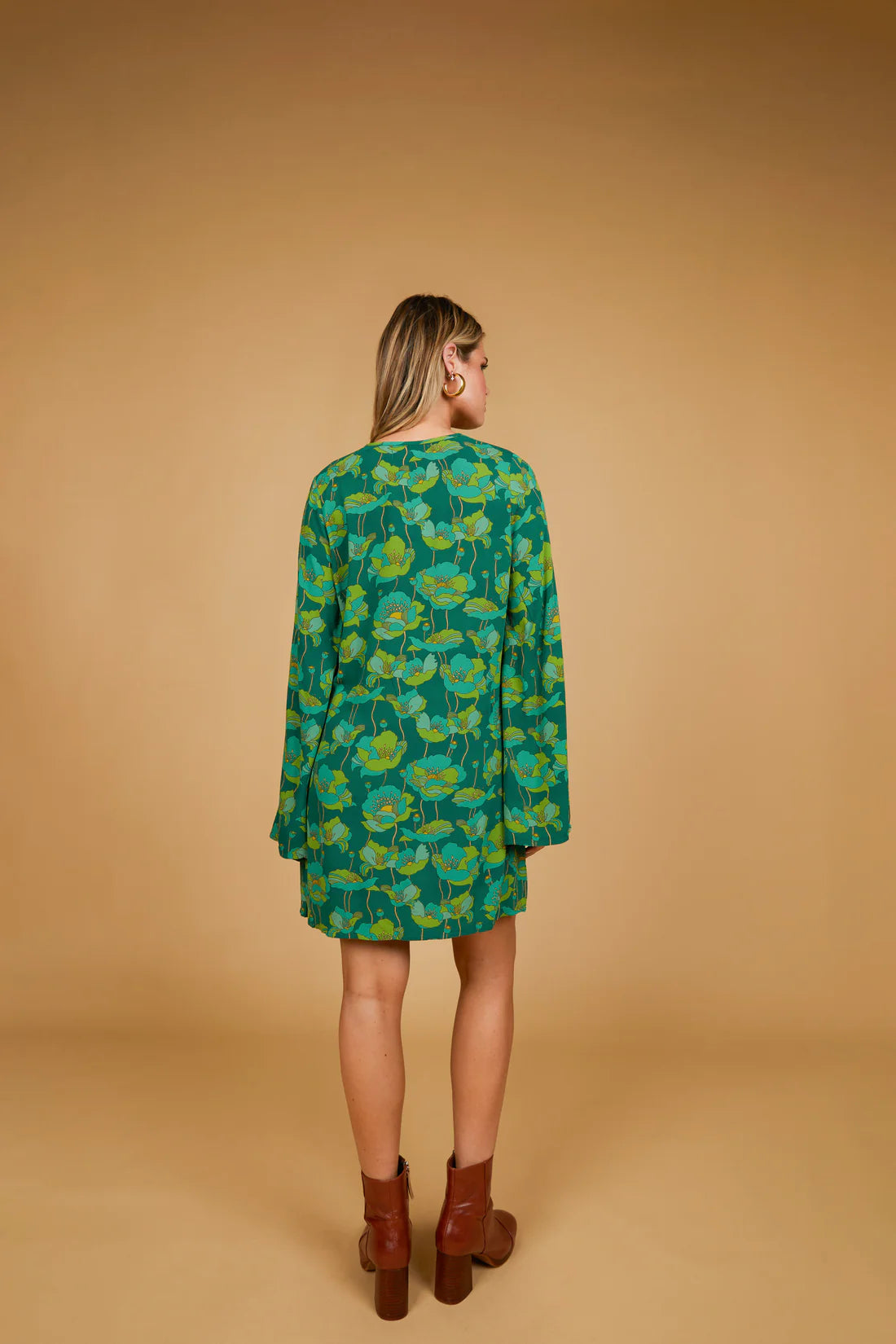 Mazzy Evergreen Mini Dress