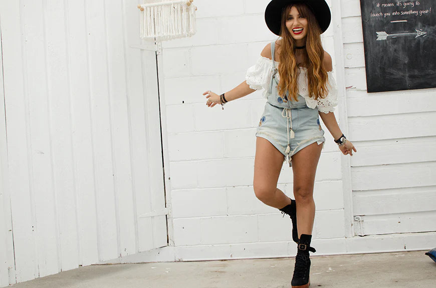 Route 66 Chambray Overall