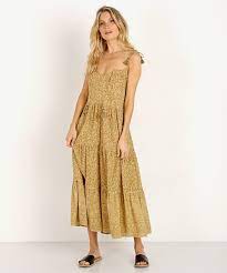 Lioness Caramel Strappy Midi Dress