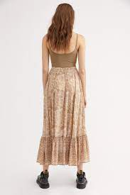 Lioness Smoke Ruched Maxi Skirt