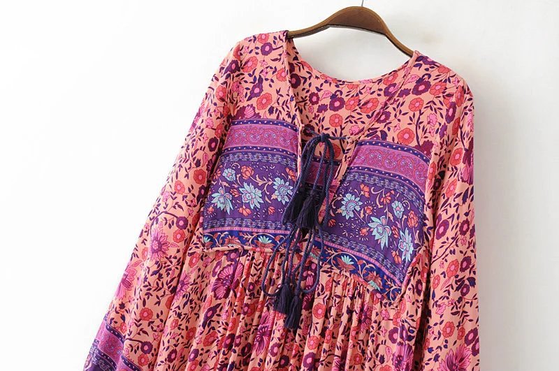 Pink Boho Gown