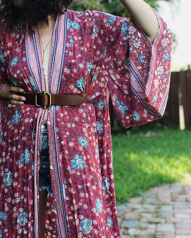 Wine Kimono