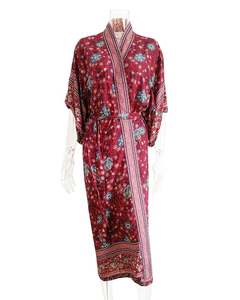 Wine Kimono
