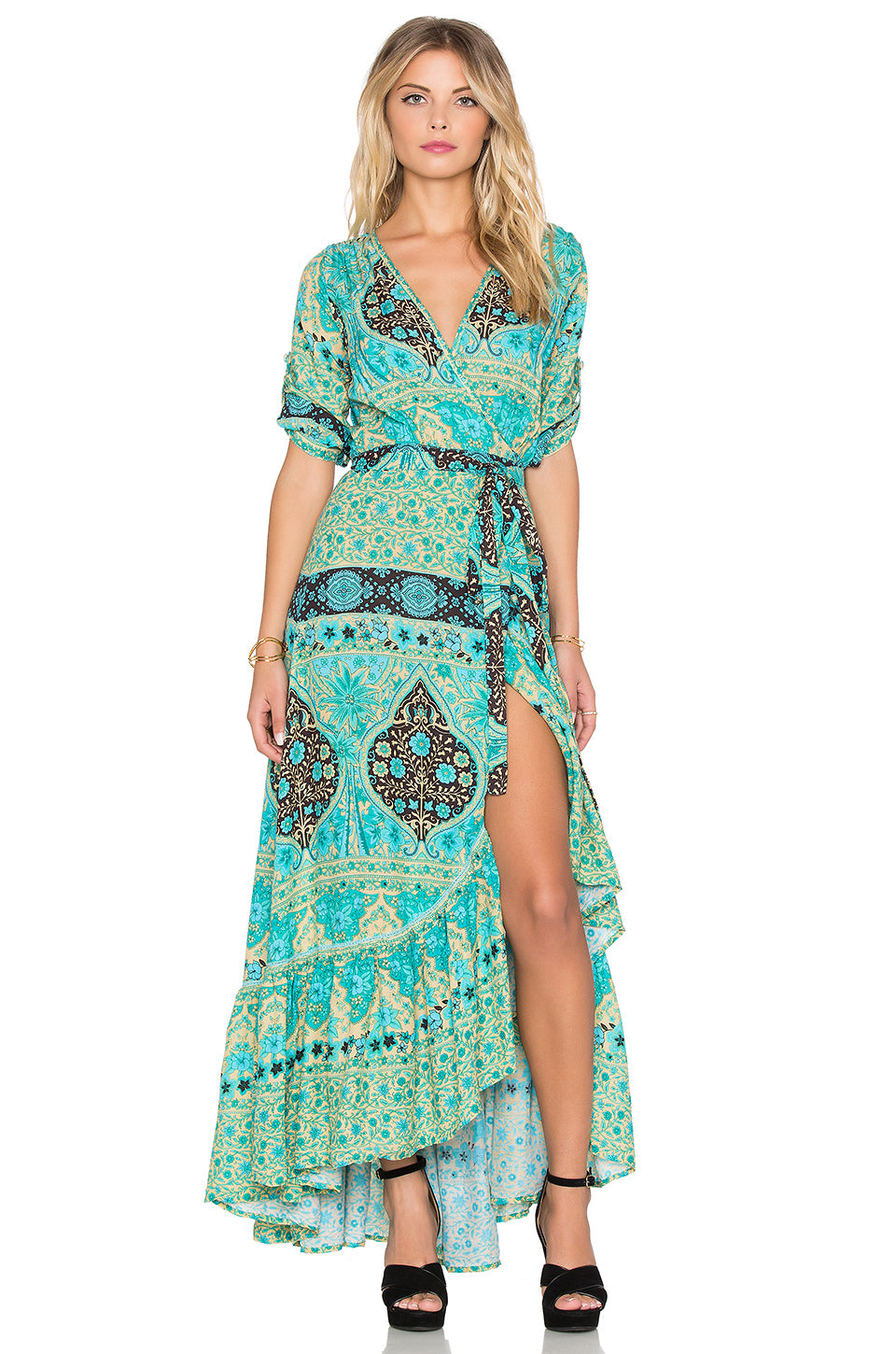 Aloha Fox Mermaid Wrap Gown