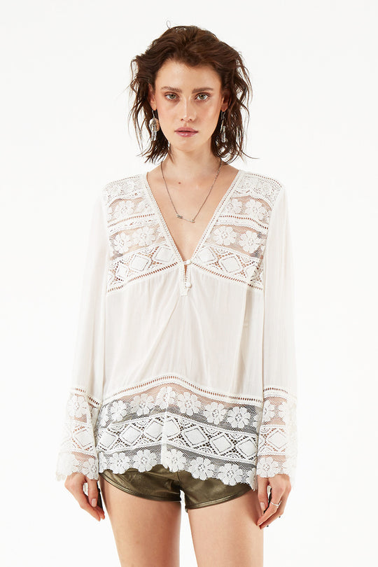 Sienna Luxe-Lace Blouse