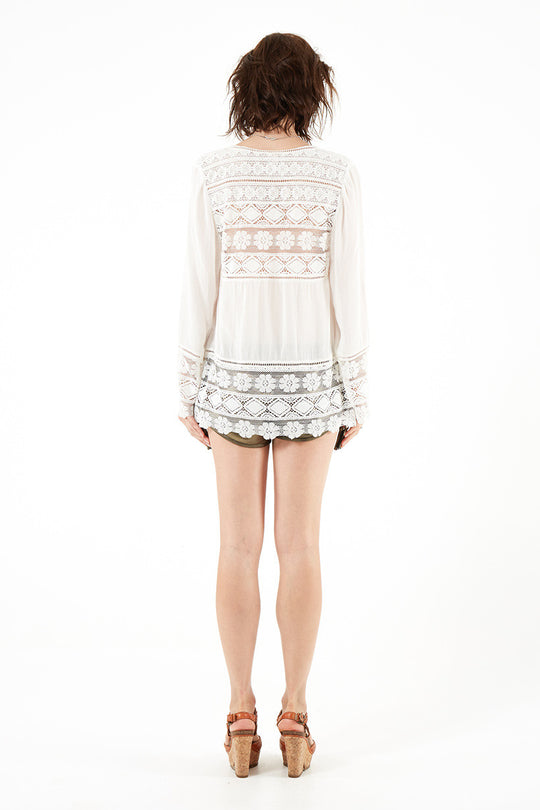 Sienna Luxe-Lace Blouse