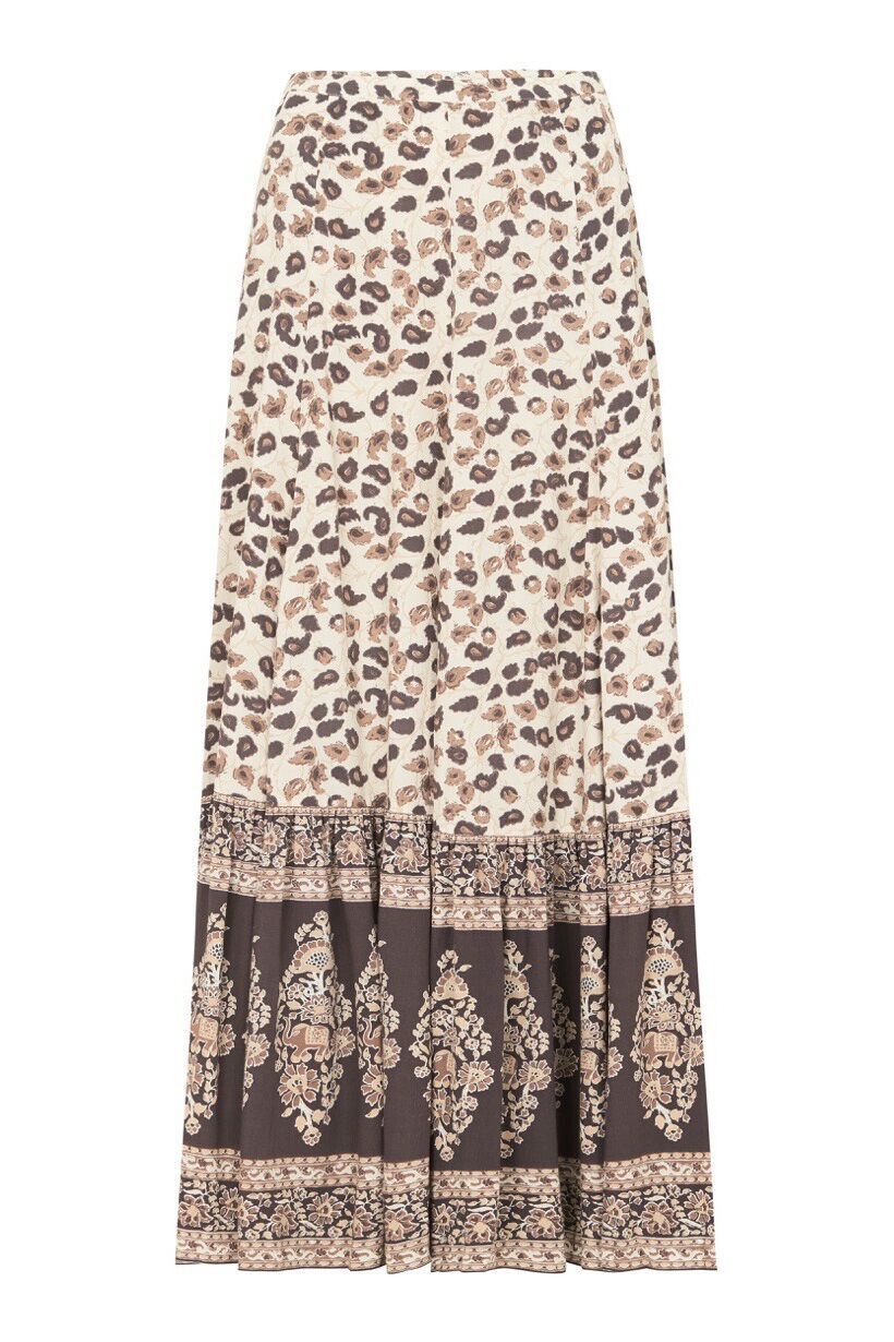 Delirium Cream Maxi Skirt