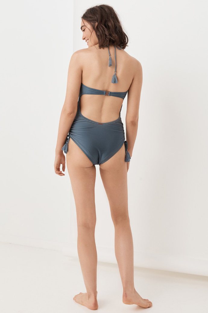 Waterfall Deep Blue Swimsuit