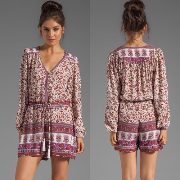 Gypsy Love Berry Romper