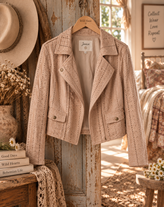 Jodi Faux Suede Jacket