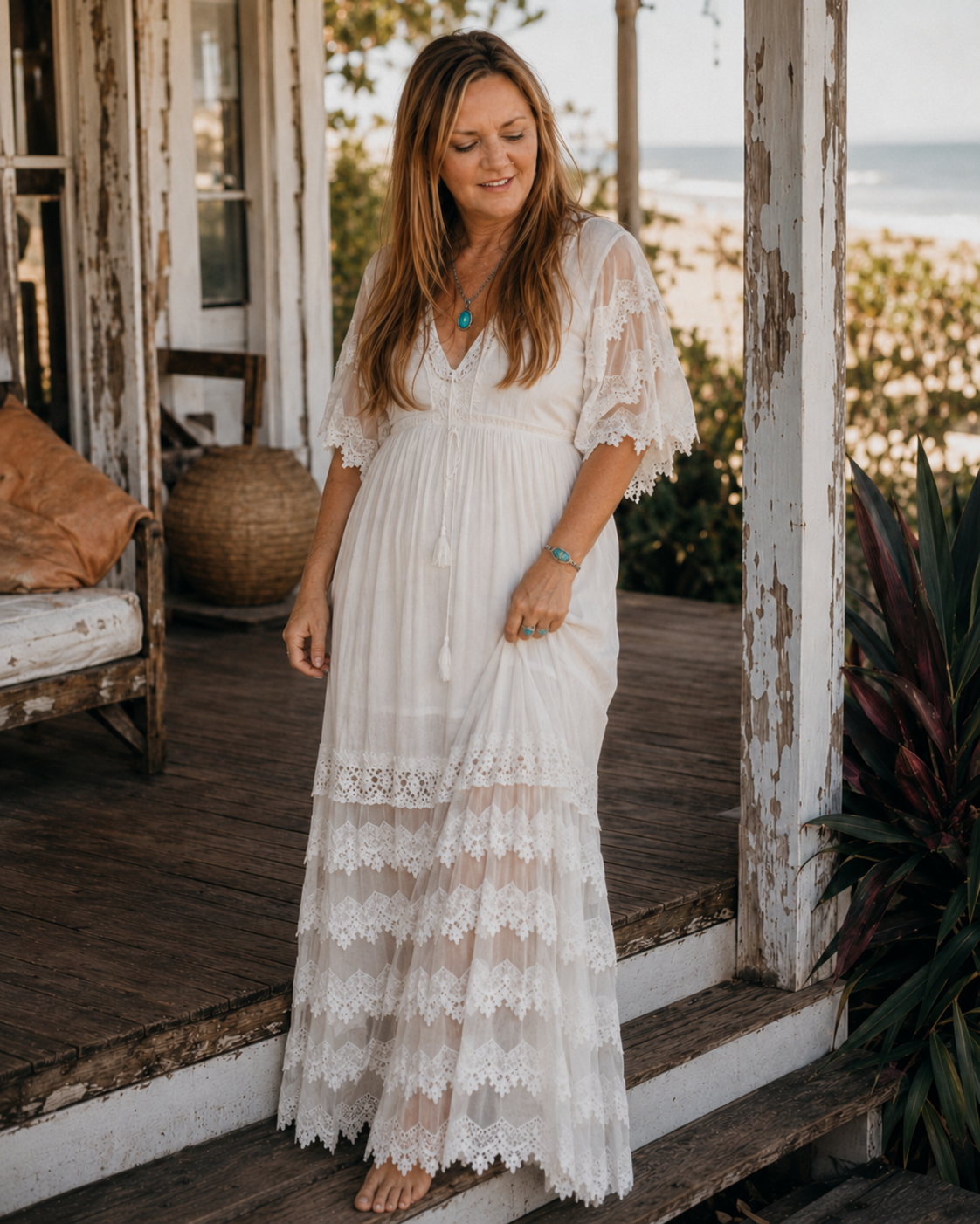 Bungalow Lace Maxi