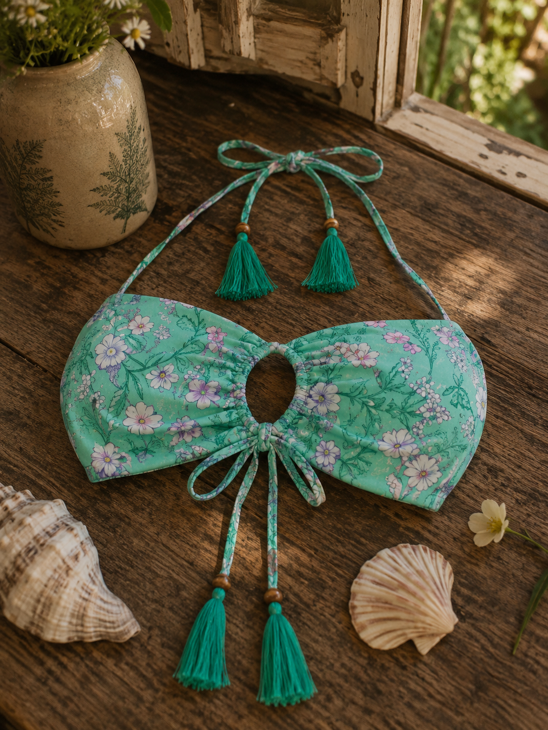 Flower Child Ocean Bandeau