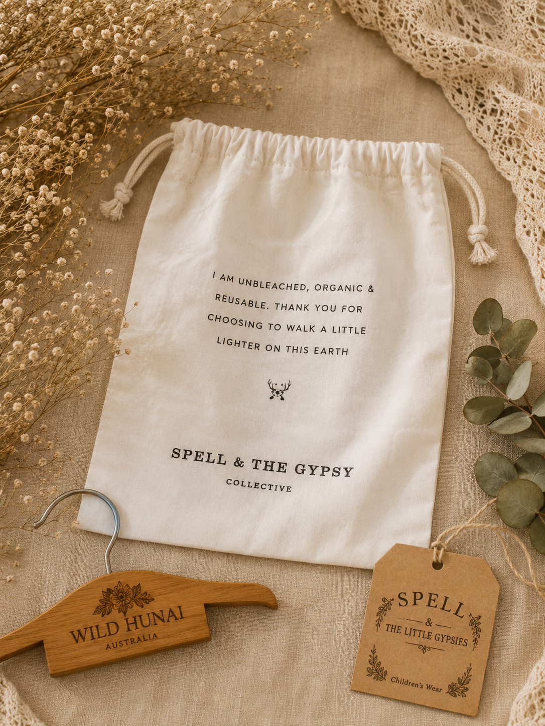 Vintage Calico Care Bags