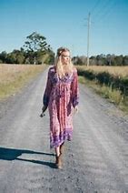 Folktown Blossom Boho Gown