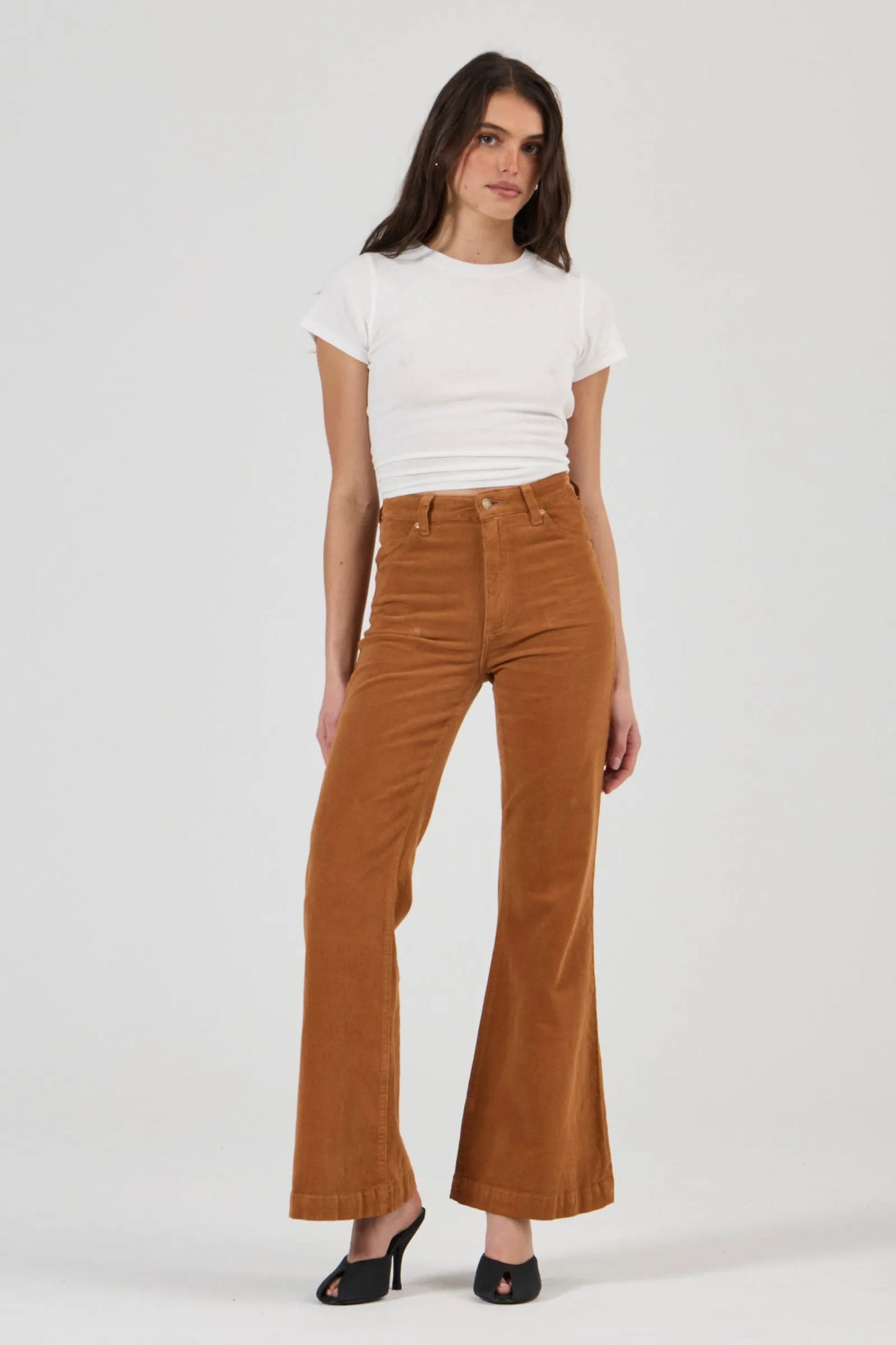 Rolla Eastcoast Flare Jean Caramel Cord