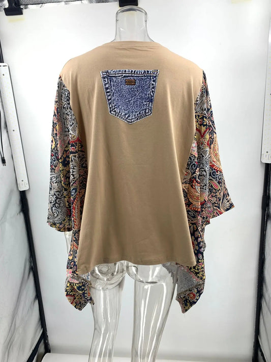 Gypsy Kimono Tee Def Leopard