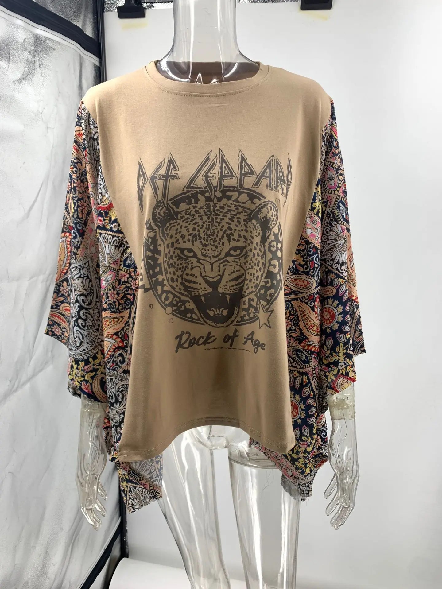 Gypsy Kimono Tee Def Leopard