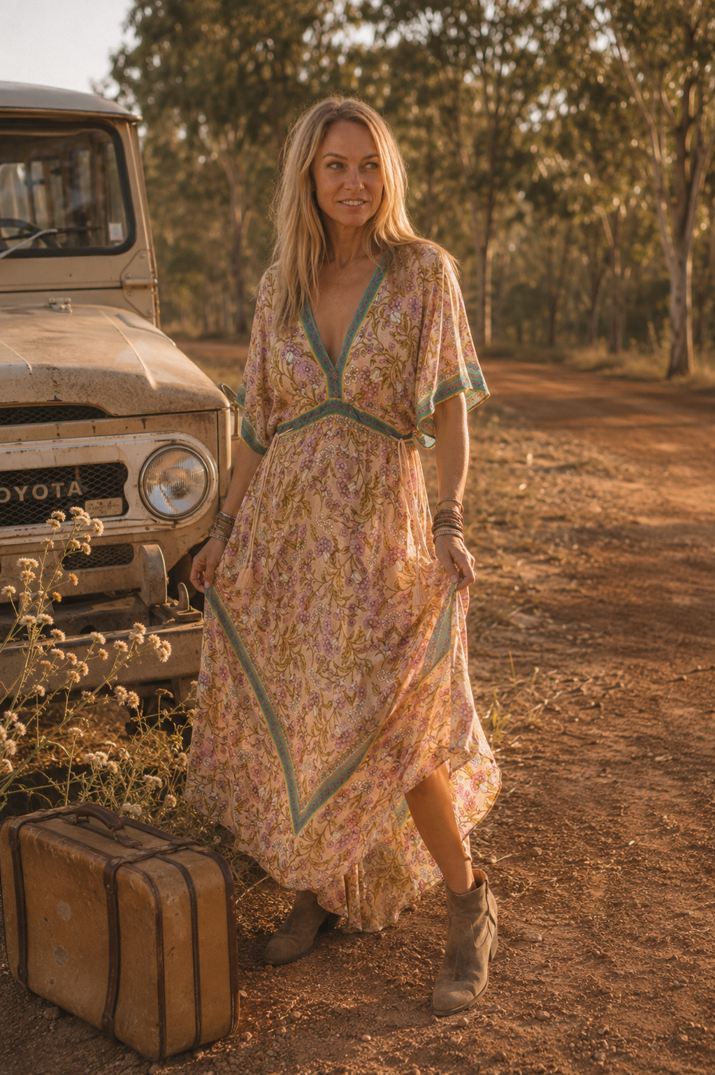Pink Diamond Maxi Gown