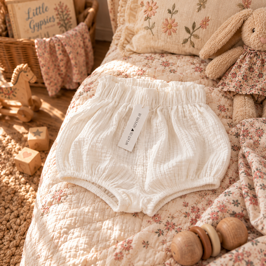 Amber Organic Cotton Shorts Natural