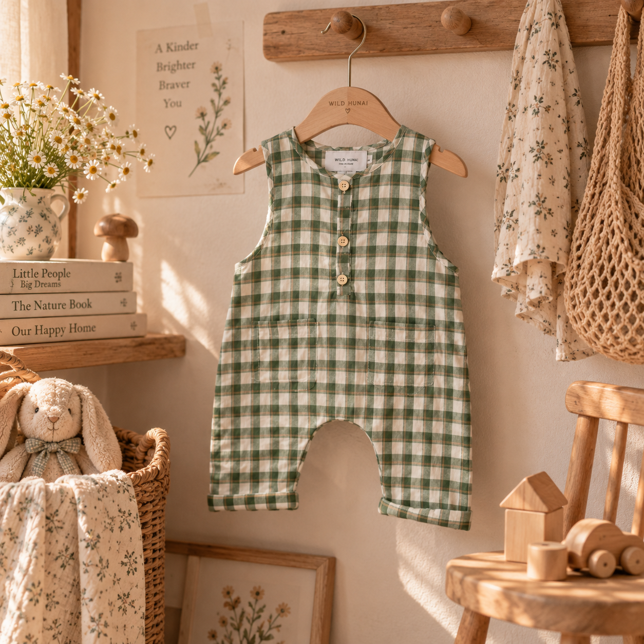 Avery Overalls Sage