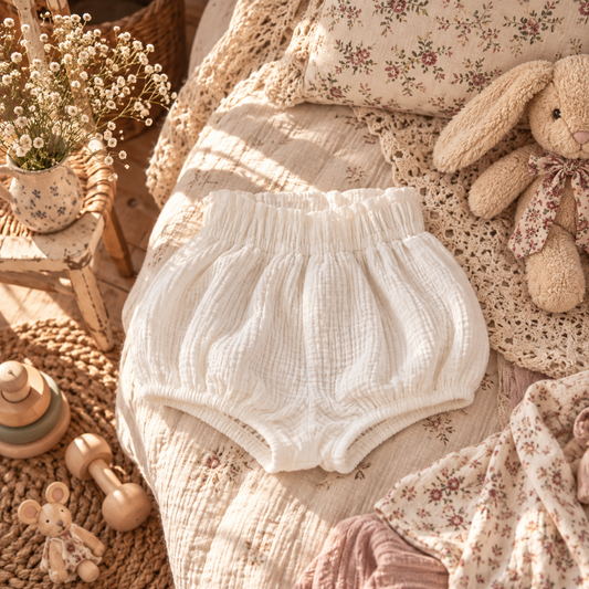 Amber Organic Cotton Shorts Natural