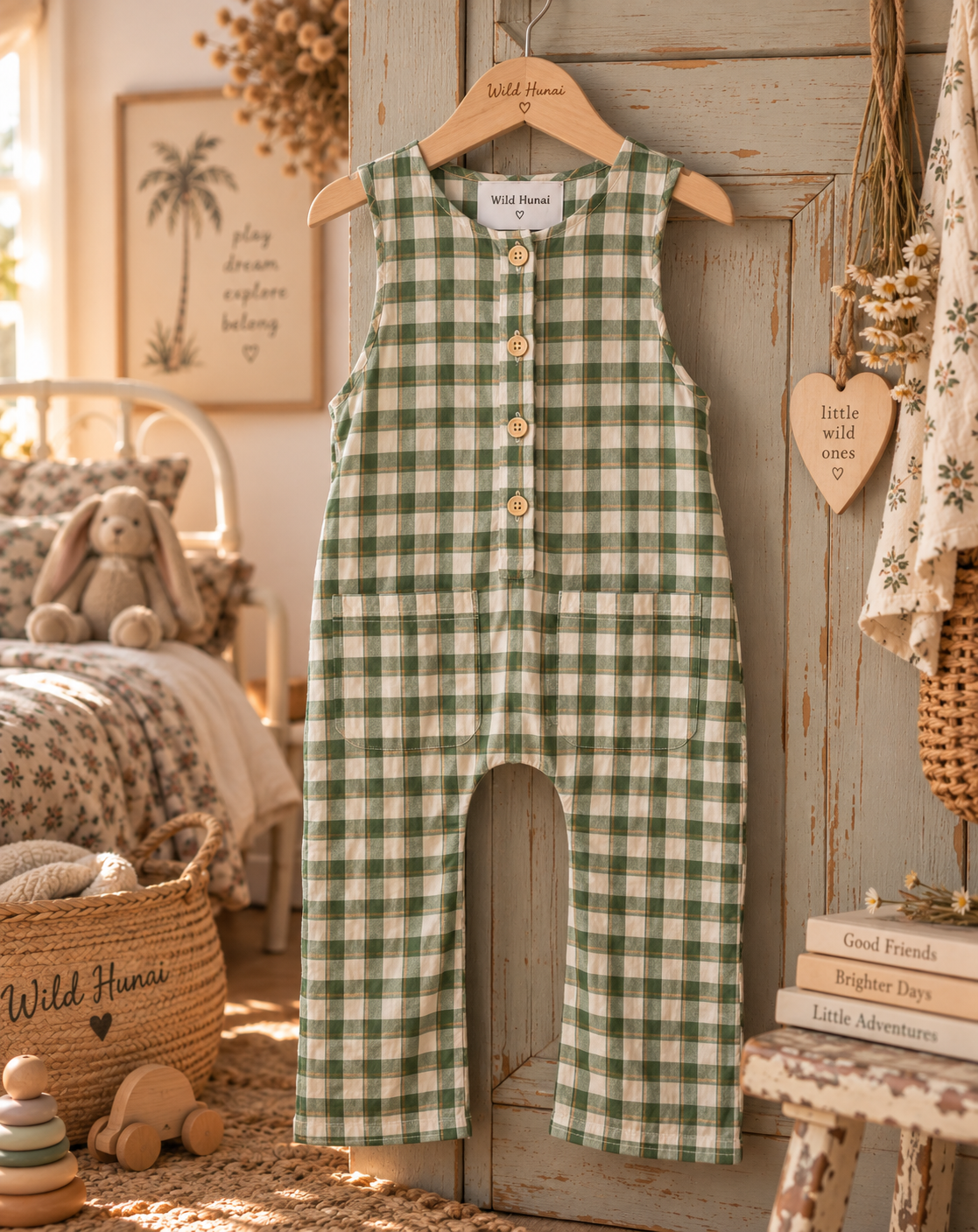 Avery Overalls Sage