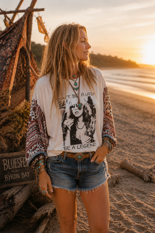 Gypsy Kimono Tee Be a Legend