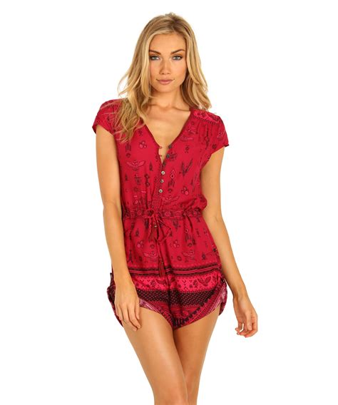 Phoenix Magenta Playsuit