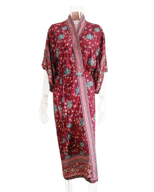 Wine Kimono