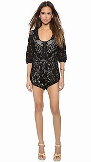 Fleetwood Black Lace Romper