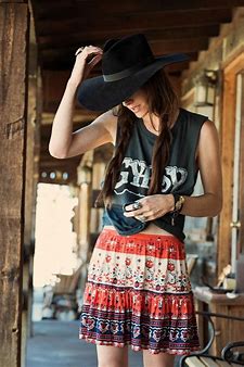 Sunset Desert Wanderer Mini skirt