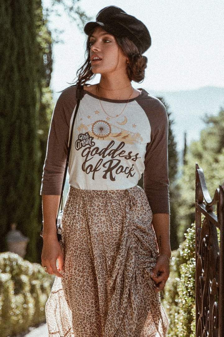 Goddess of Rock Organic Raglan