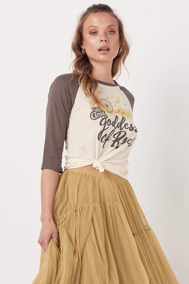 Goddess of Rock Organic Raglan