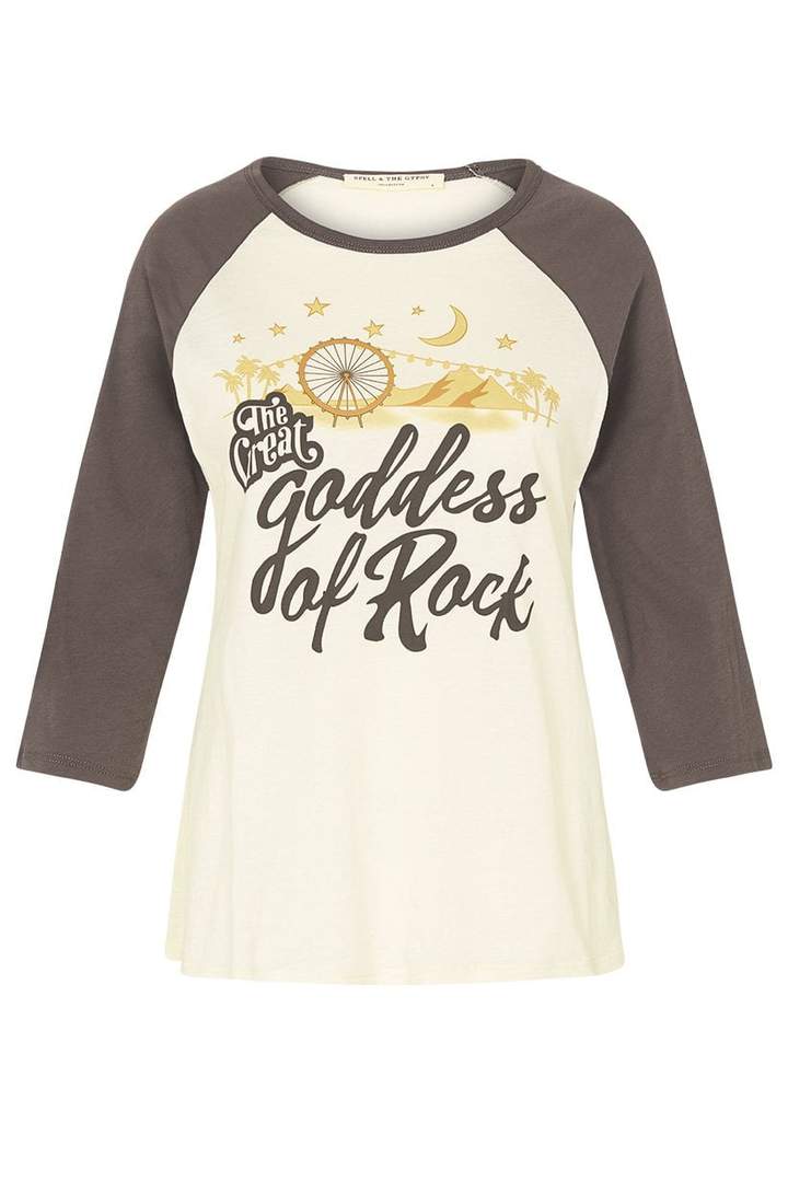 Goddess of Rock Organic Raglan