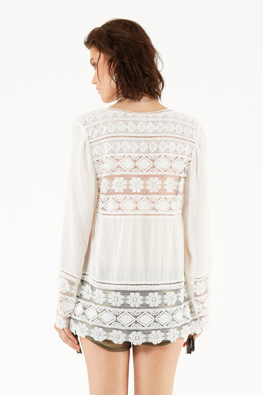 Sienna Luxe-Lace Blouse