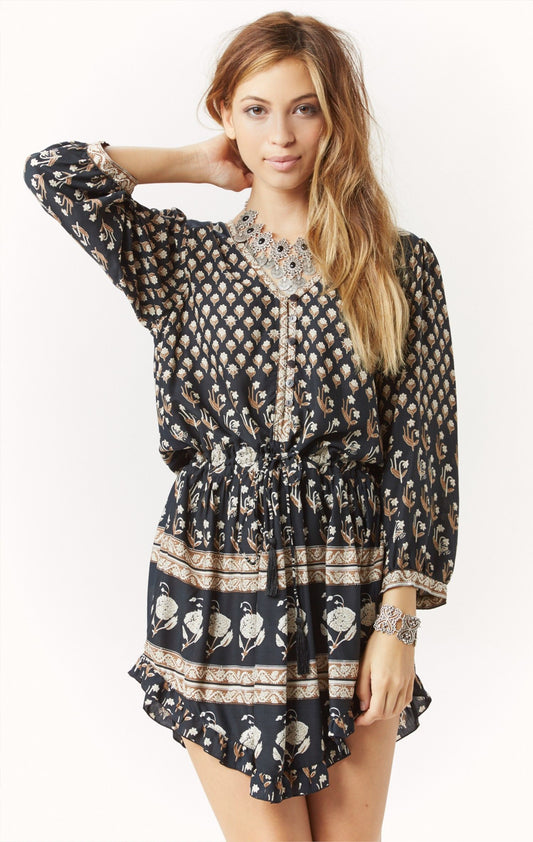 Bohemian Royal Charcoal Playdress