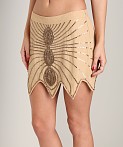 Mazzy Sequined Star Nude Skirt